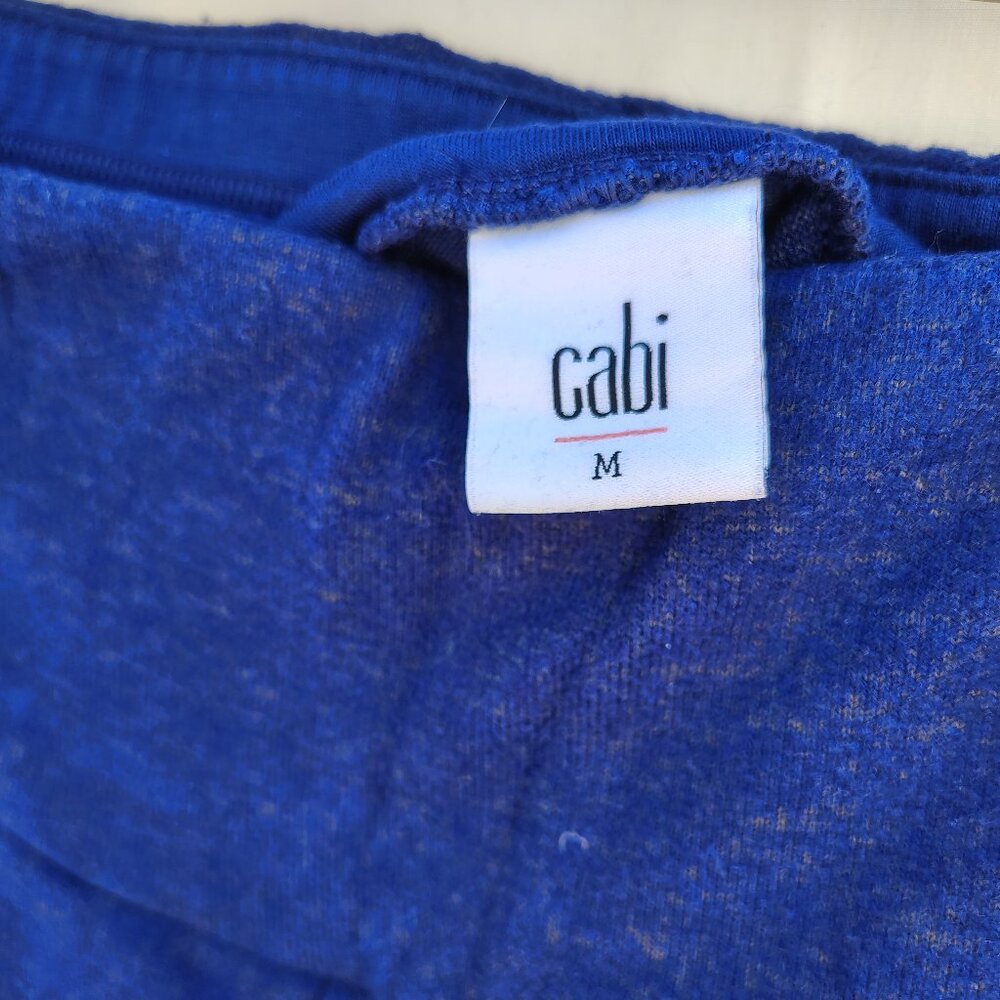 Cabi Blue Soft Cuddle Crop Pants (M) - Picture 3 of 5